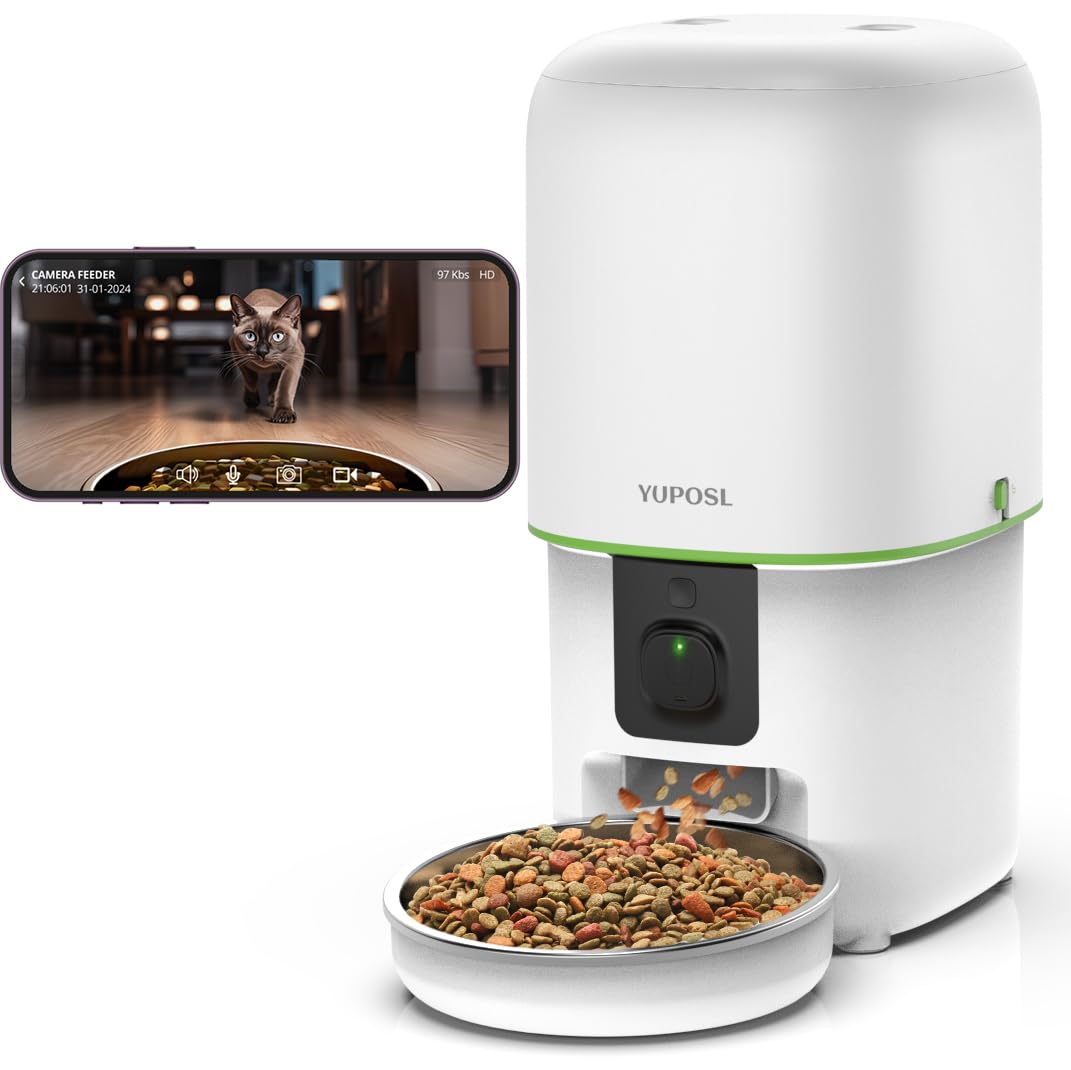 Automatic Pet Feeder with 180-Day Battery Life