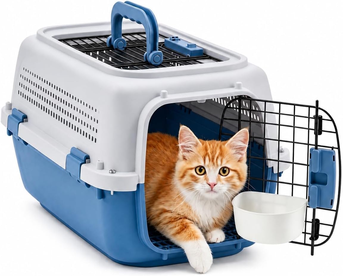 Hard Shell Pet Carrier with Dual-Entry Design