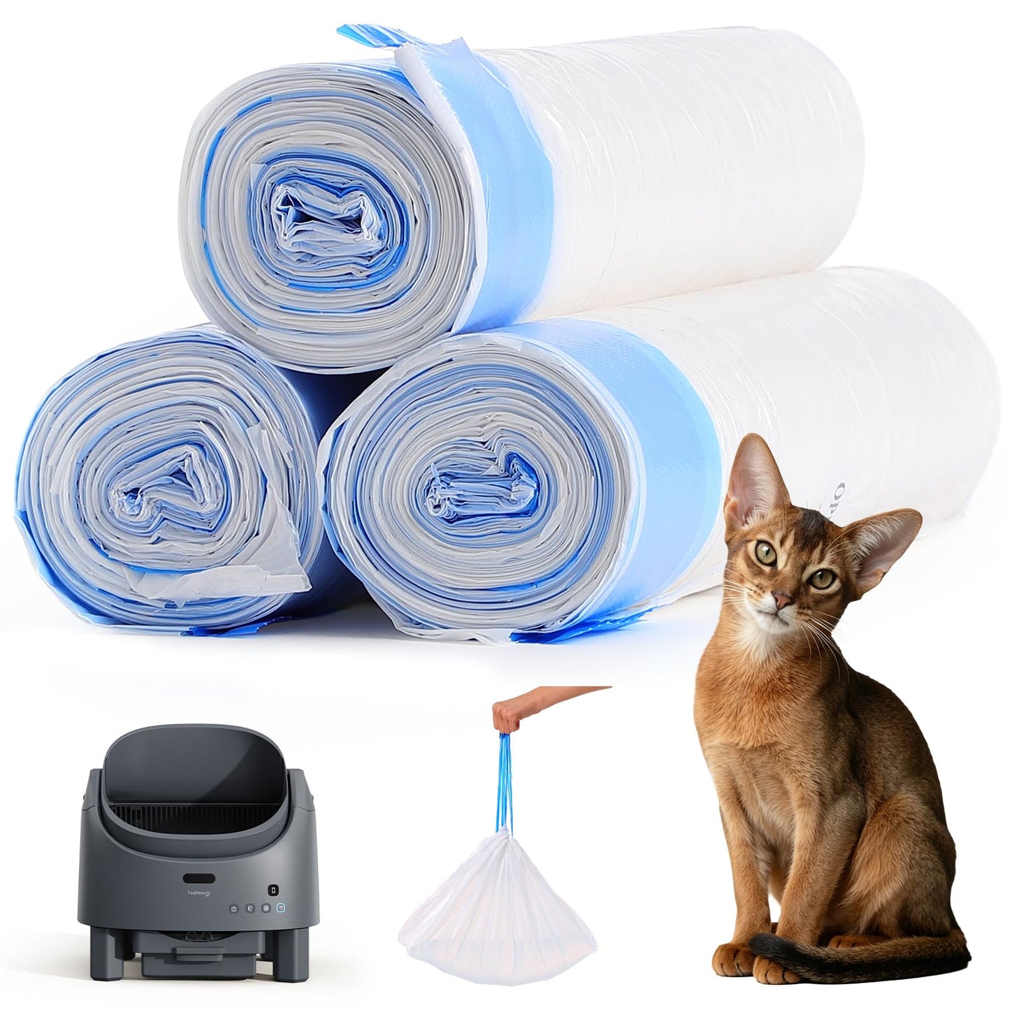 Smart Self-Cleaning Litter Box with App Control