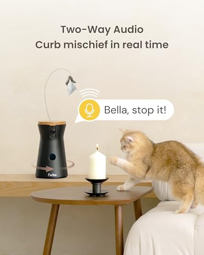 360° Pet Camera with AI Alerts and Two-Way Audio