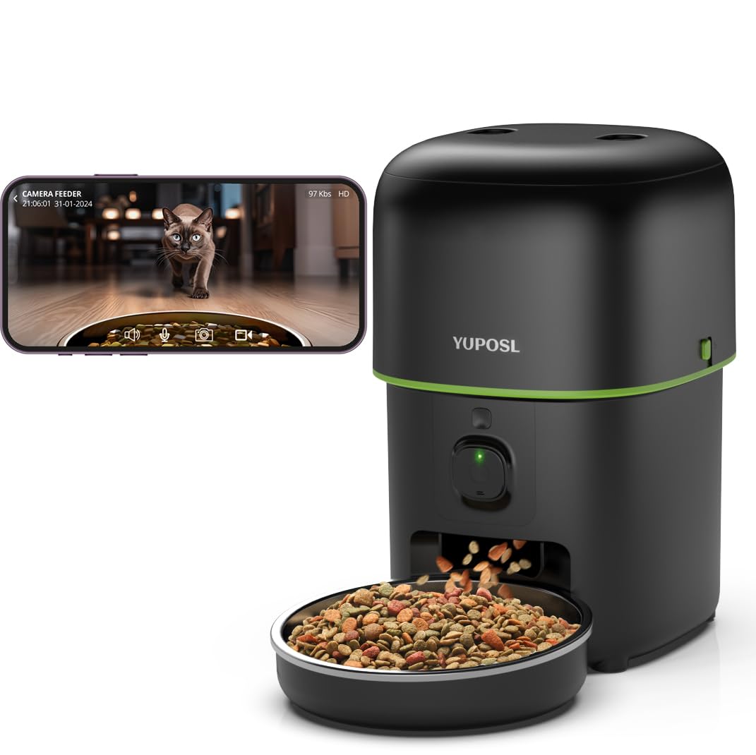 Automatic Pet Feeder with 180-Day Battery Life