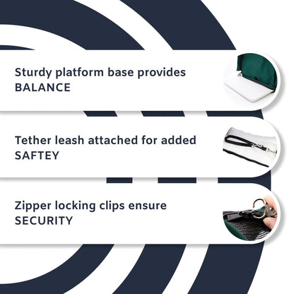 Pet Travel Carrier with Dual-Pet Compartments