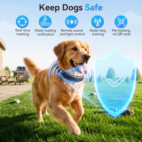 GPS Dog Fence Collar with Wireless App Control