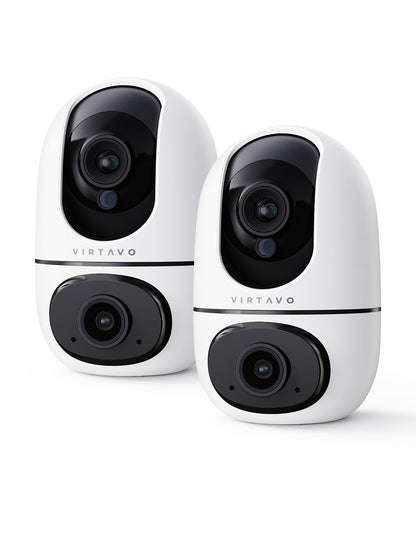 Dual-Lens Pet Camera with Smart Indoor Monitoring