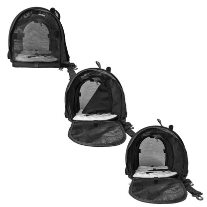 Pet Travel Carrier with Dual-Pet Compartments