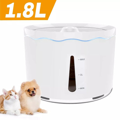 Smart Pet Water Fountain with LED Drinking Bowl