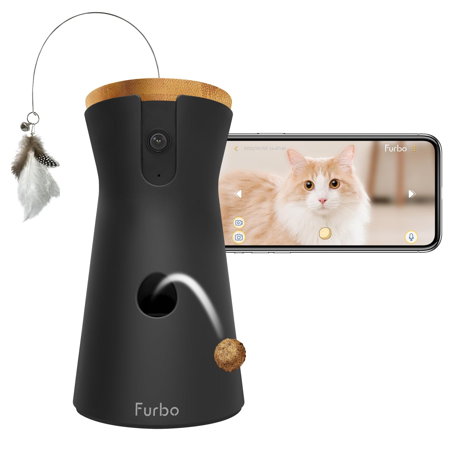 360° Pet Camera with AI Alerts and Two-Way Audio