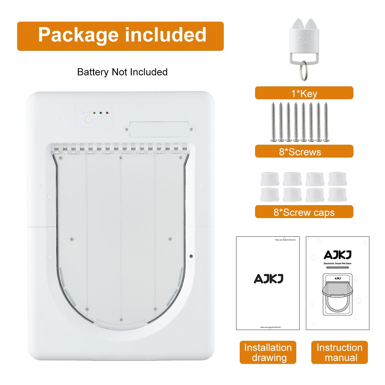 Smart Pet Door with Automatic Sensor Access