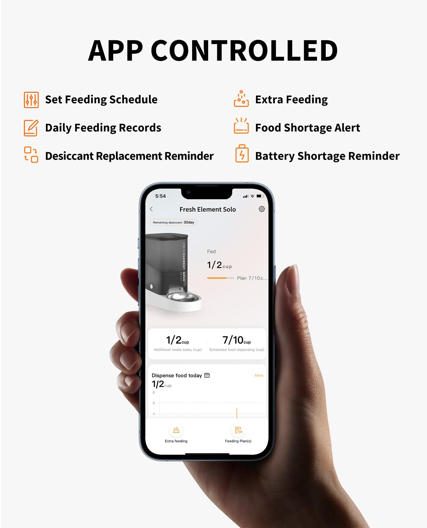 Automatic Pet Feeder with WiFi App Control