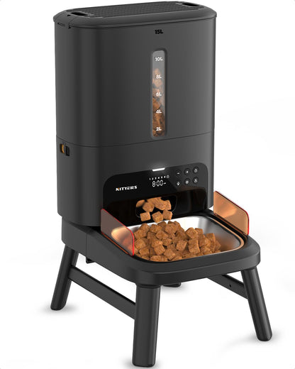 Automatic Dog Feeder with 15L Large Capacity