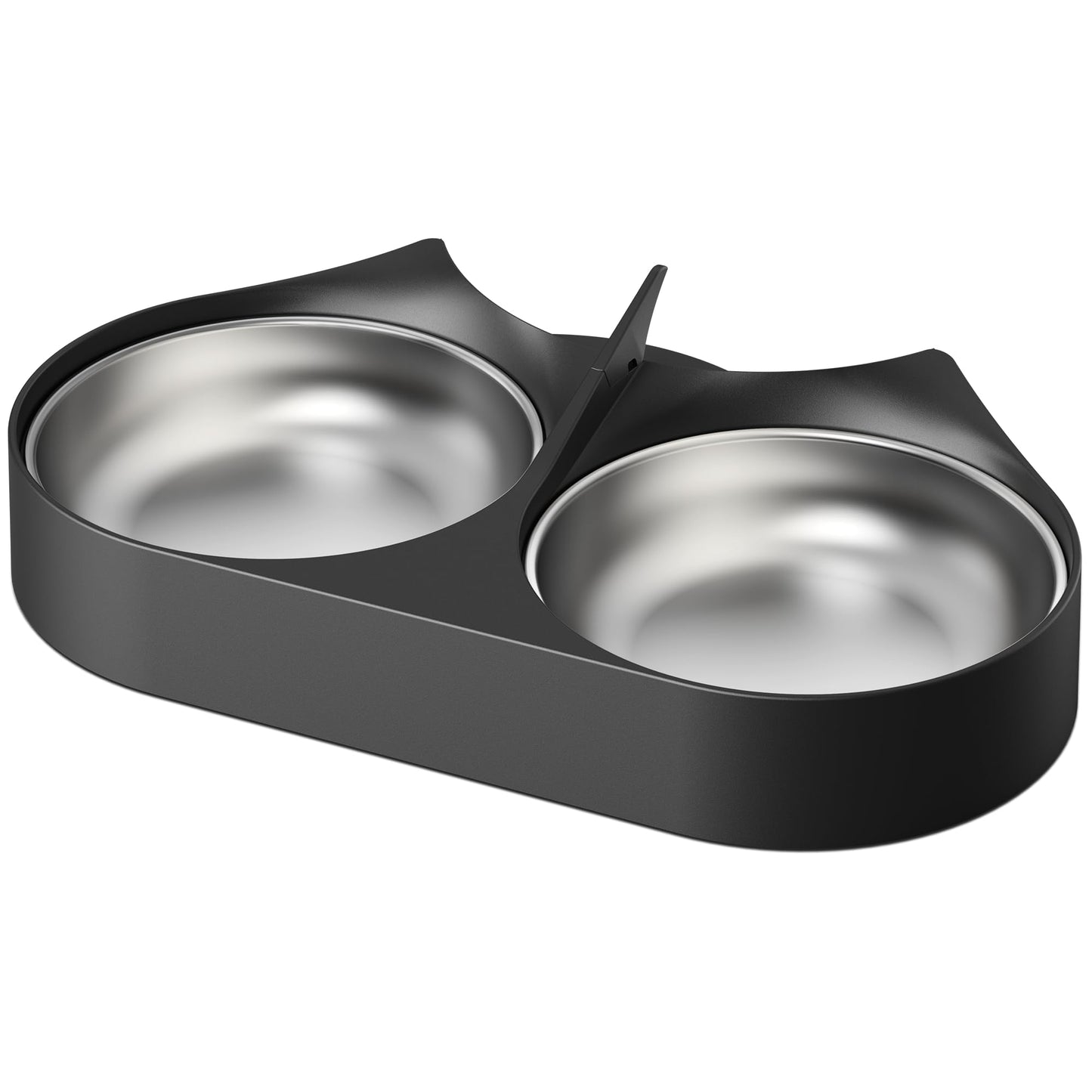 Automatic Pet Feeder with Dual Stainless Steel Bowls