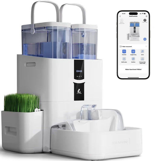 Pet Water Fountain with 10L Capacity and WiFi