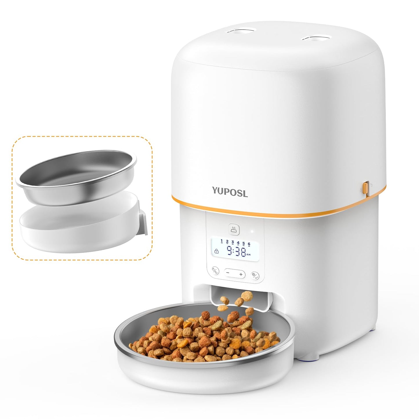Automatic Pet Feeder with 180-Day Battery Life
