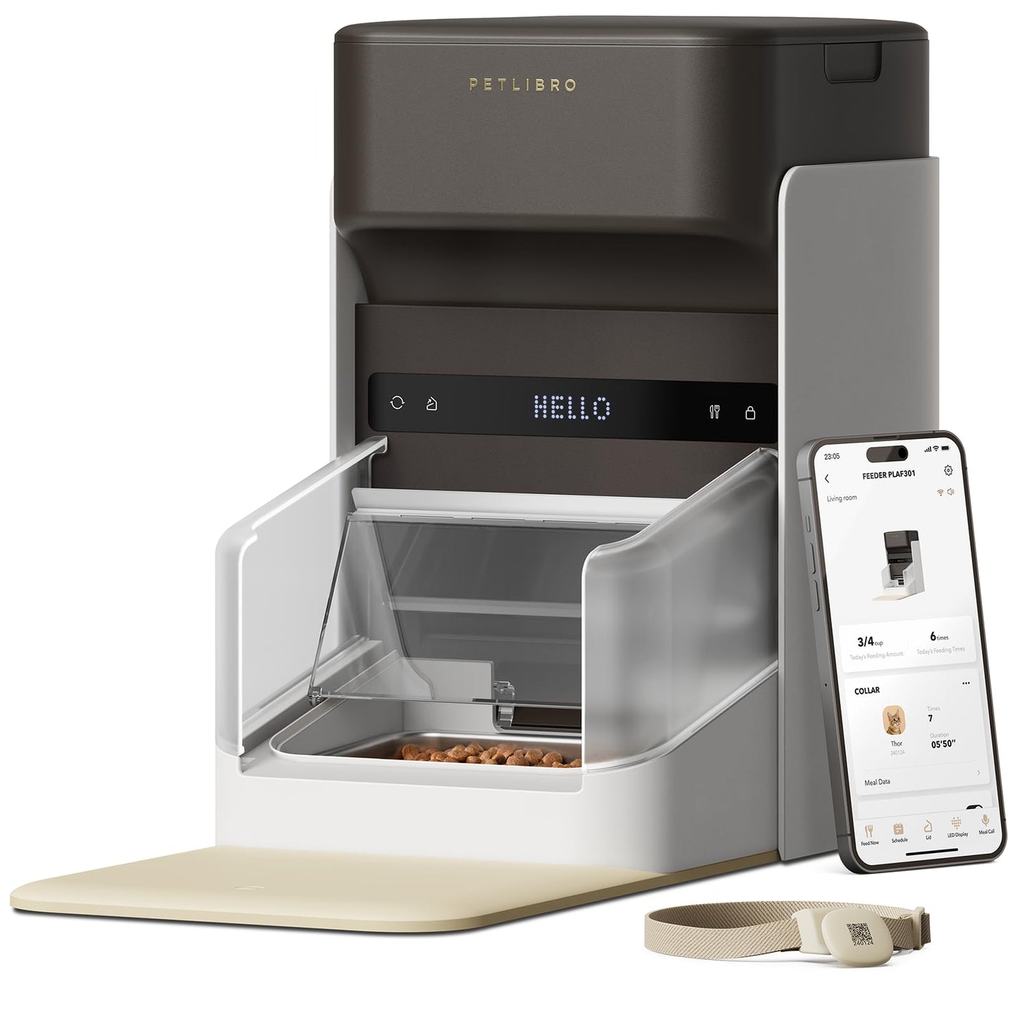 Automatic Pet Feeder with RFID Collar Tag Access