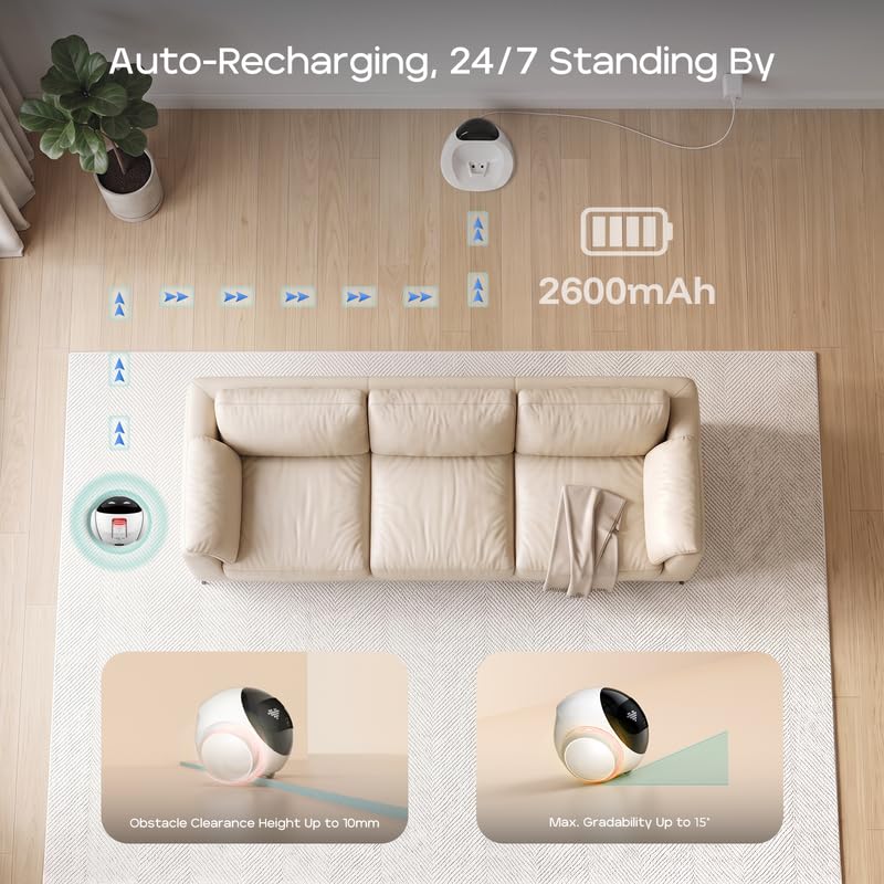 Mobile Pet Camera with 1080P App Control