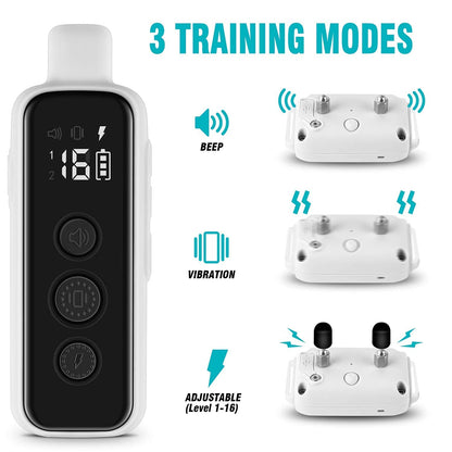 Dog Training Collar with Beep and Vibration Modes