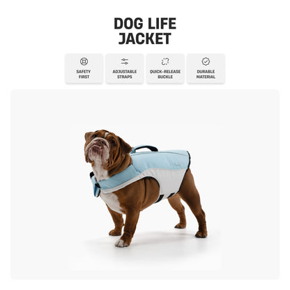 Dog Life Jacket with Grab Handle and Padded Fit
