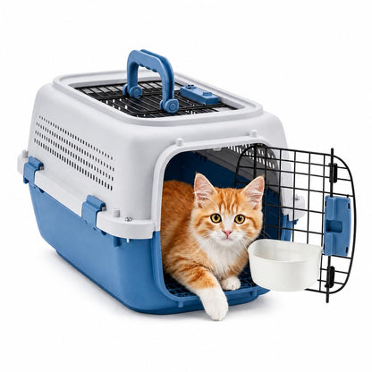 Hard Shell Pet Carrier with Dual-Entry Design