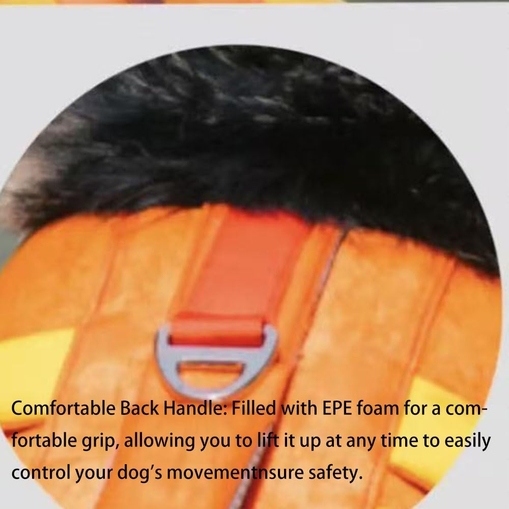 Dog Life Jacket with Secure Anti-Escape Design