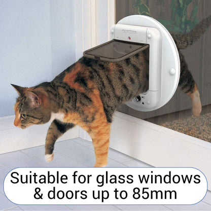 Microchip Cat Door with Secure Entry Access