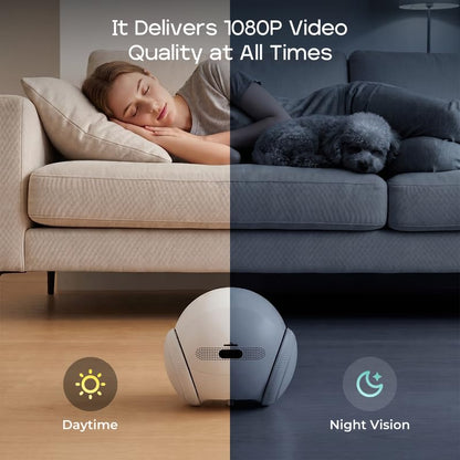 Mobile Pet Camera with 1080P App Control