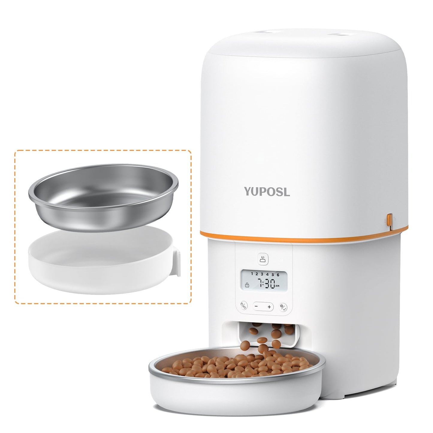 Automatic Pet Feeder with 180-Day Battery Life