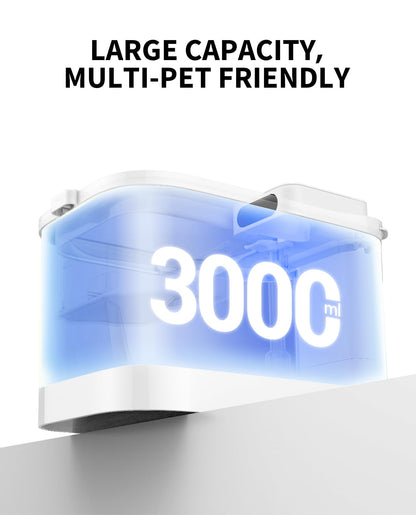 Cordless Pet Water Fountain with Motion Sensor