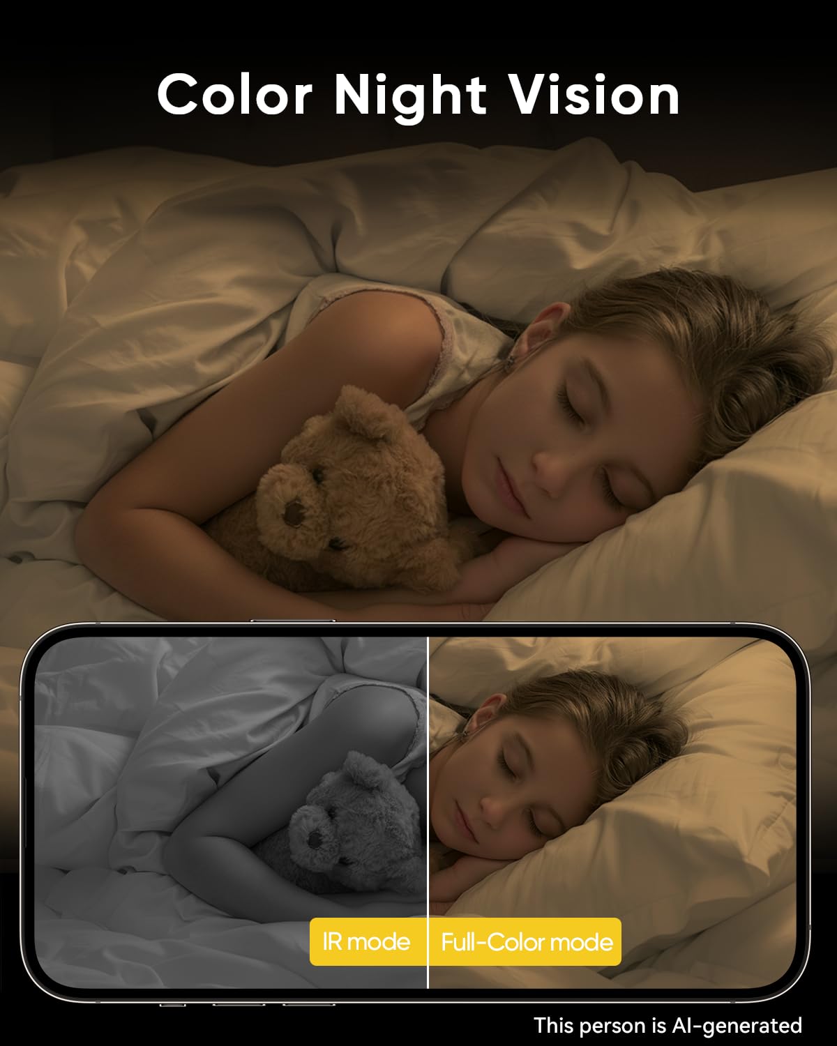 2K Pet Camera with Night Vision and Two-Way Audio