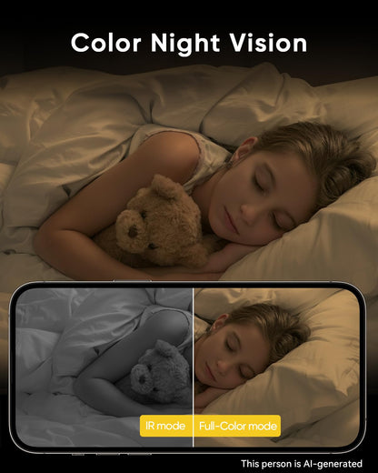 2K Pet Camera with Night Vision and Two-Way Audio