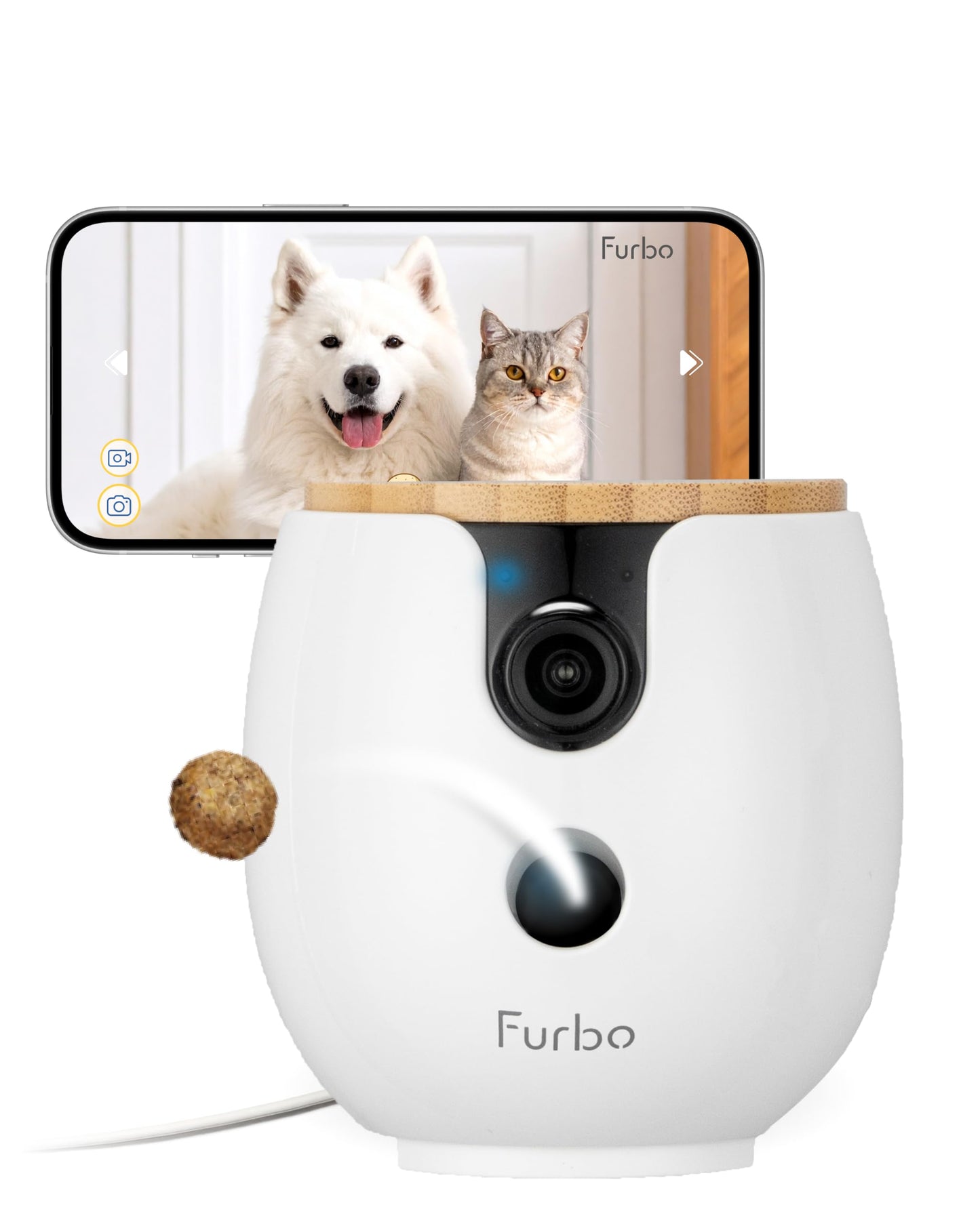 360° Pet Camera with AI Alerts and Two-Way Audio