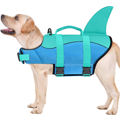 Dog Life Jacket with High Buoyancy Ripstop Design
