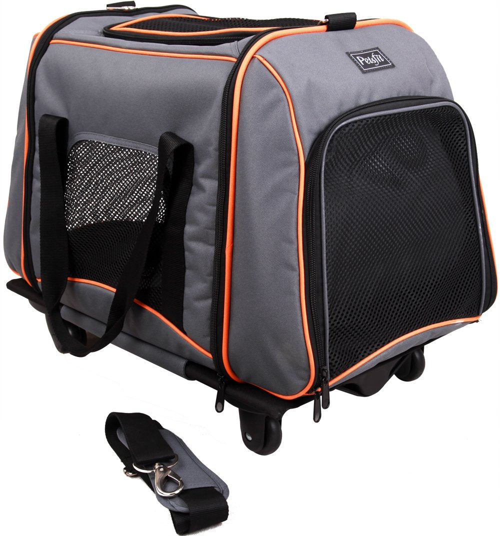 Pet Carrier with Wheels for Easy Travel