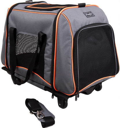 Pet Carrier with Wheels for Easy Travel