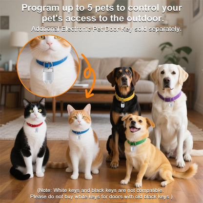 Smart Pet Door with Automatic Sensor Access