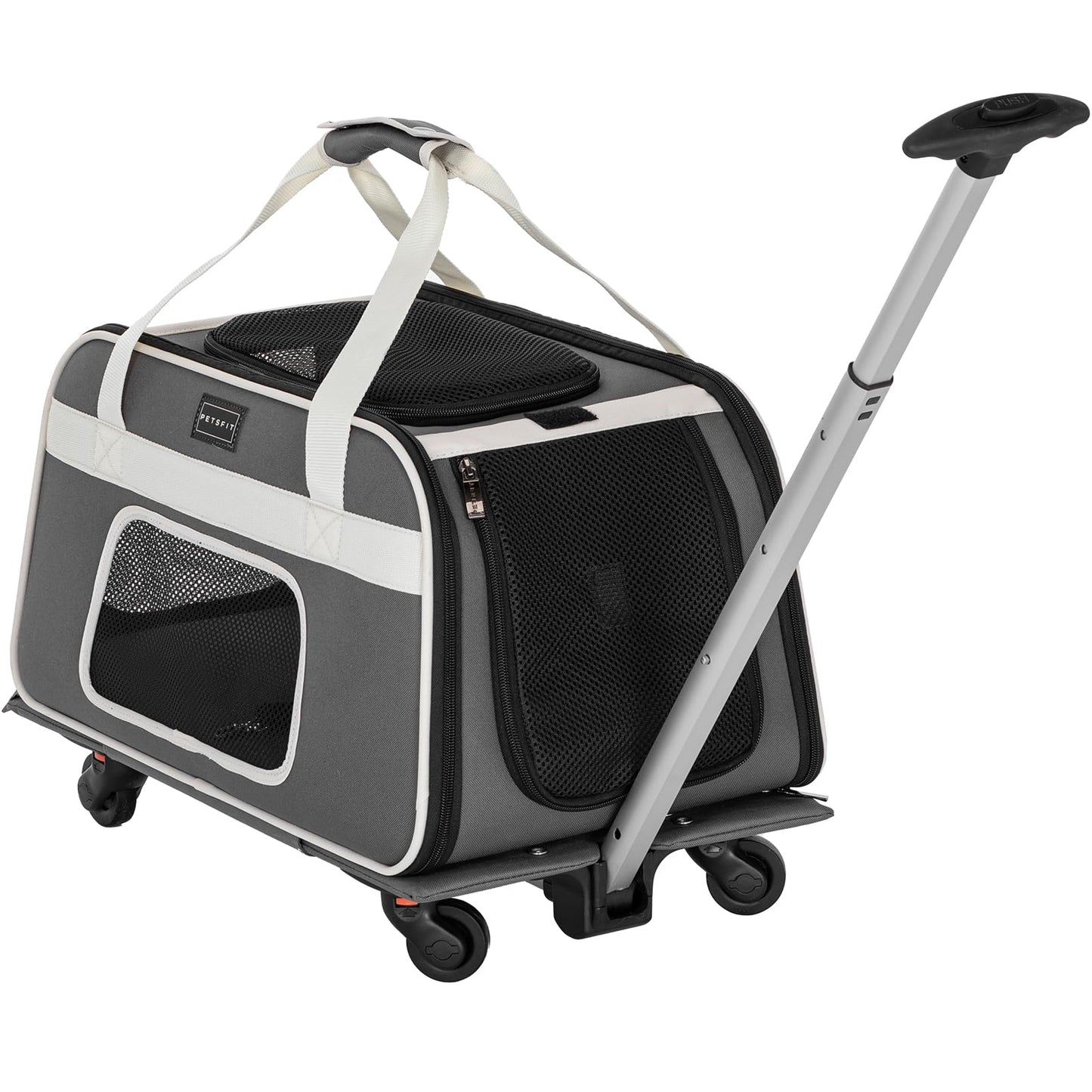 Pet Carrier with Wheels for Easy Travel