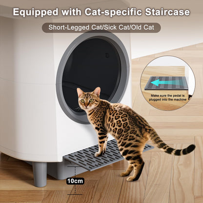 Self-Cleaning Cat Litter Box with Smart Auto Cleaning