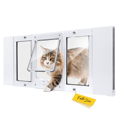Cat Window Door with 4-Way Locking and Safety Lock