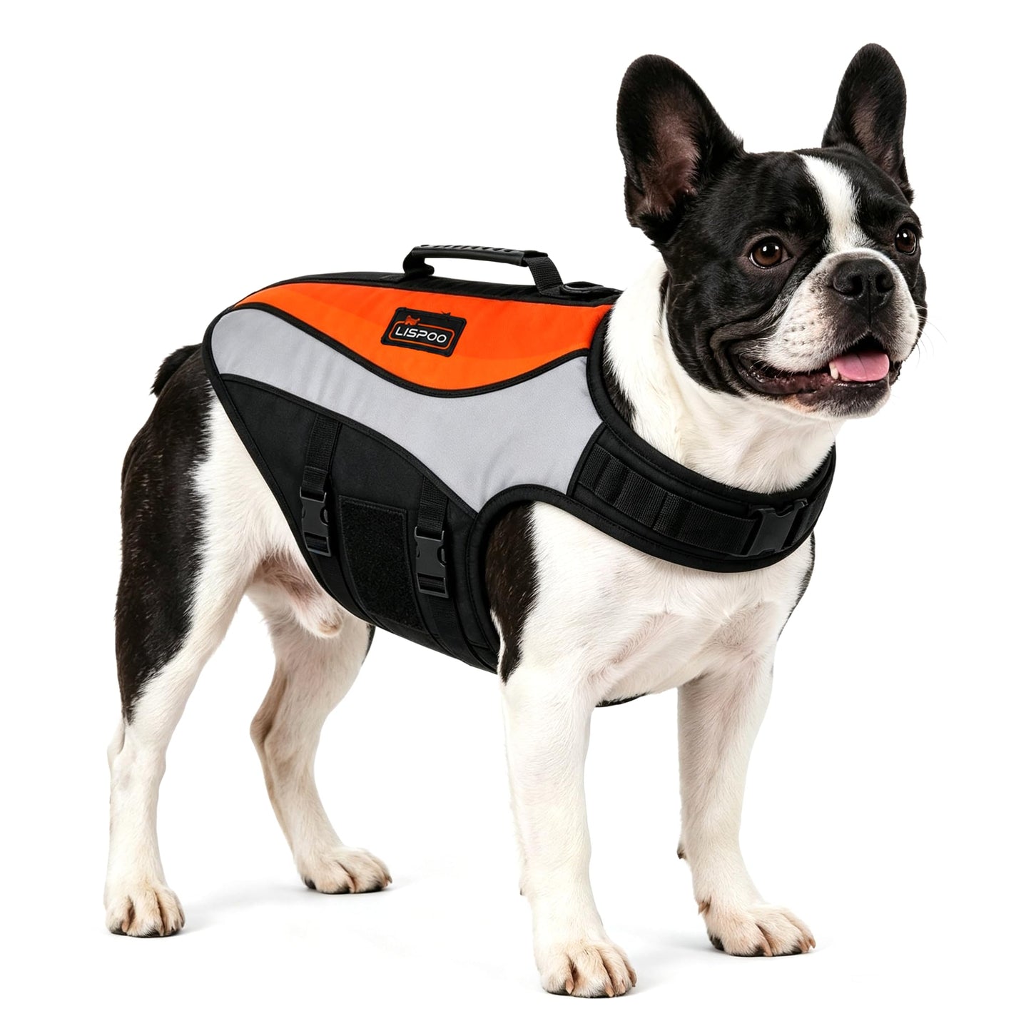 Dog Life Jacket with High-Visibility Color Design