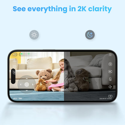 2K Mobile Pet Camera with Smart Robot Companion