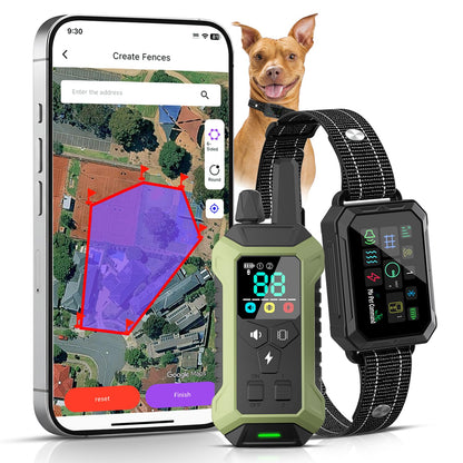 Smart GPS Dog Fence with Remote Training Control