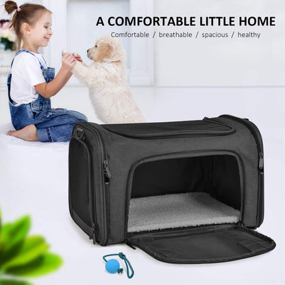 Soft-Sided Pet Carrier with Airline-Approved Design