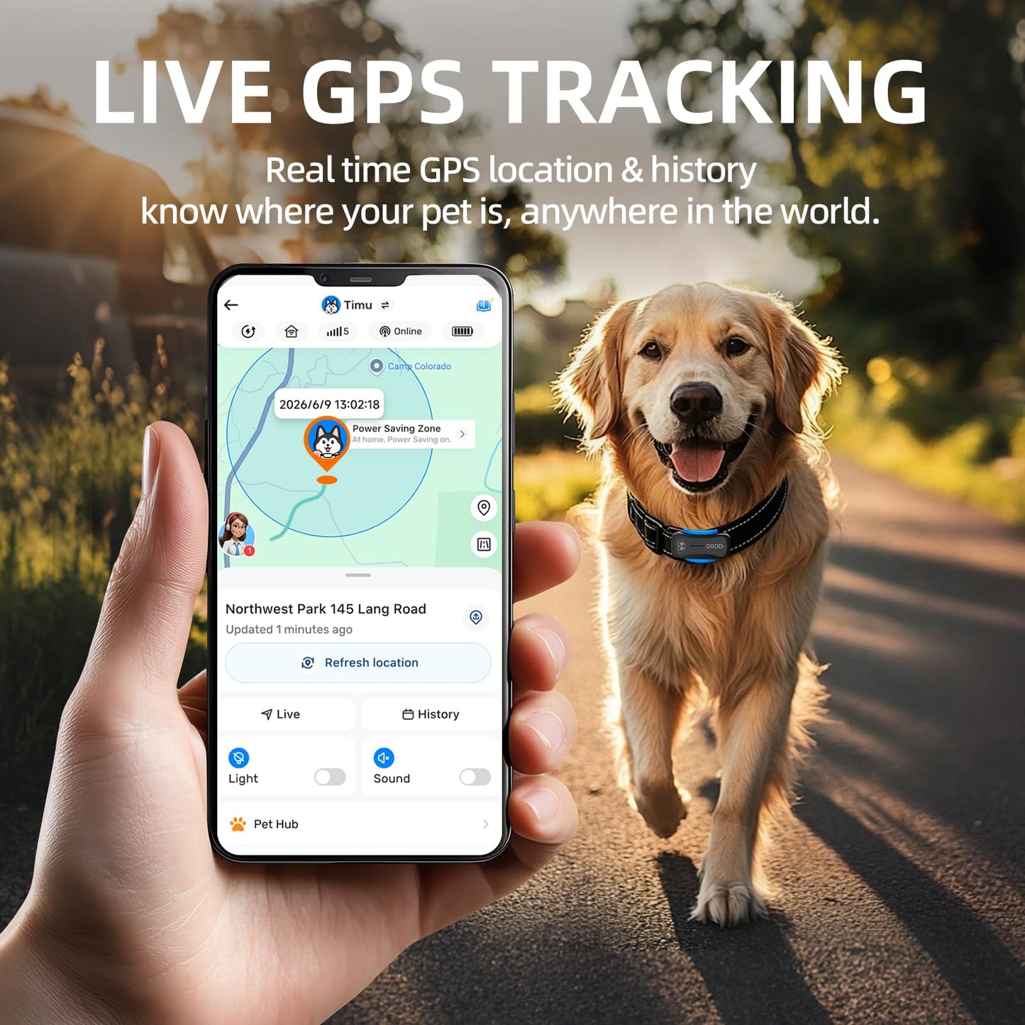 GPS Dog Tracker with Real-Time Location Monitoring