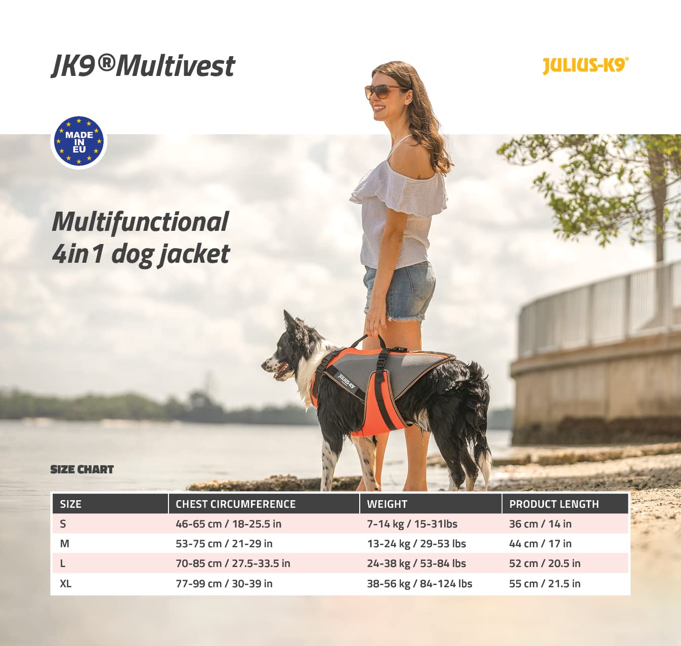 Julius-K9 Dog Harness with Secure Adjustable Fit