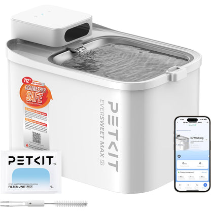 Cordless Pet Water Fountain with Motion Sensor