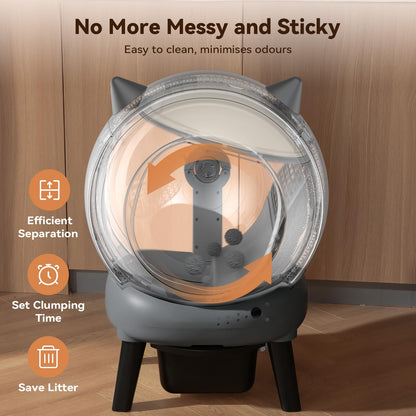 Self-Cleaning Litter Box with Smart Auto Cleaning