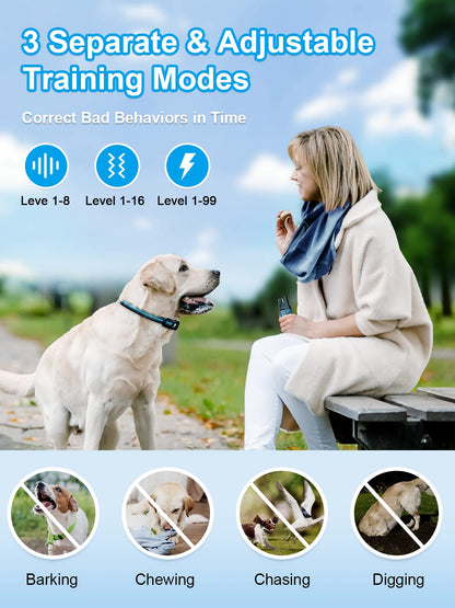 Dog Training Collar for 2 Dogs with 3300FT Remote