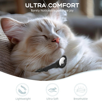 Cat Collar with Flexible Elastic Safety Band