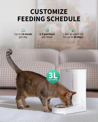 Automatic Pet Feeder with WiFi App Control