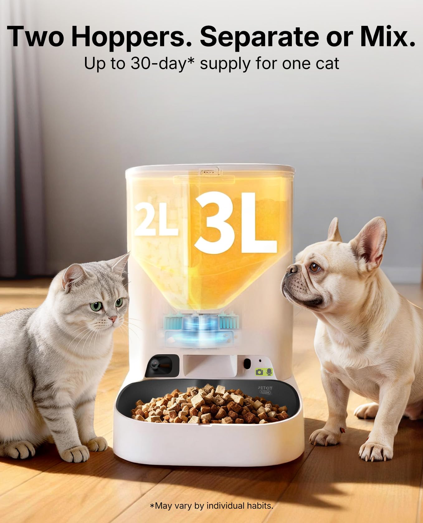 Automatic Pet Feeder with Camera and Multi-Pet ID