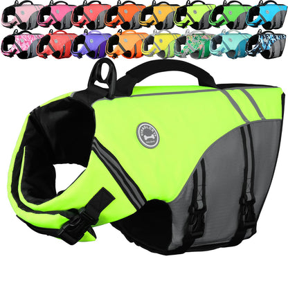 Dog Life Jacket with Sporty Lightweight Design